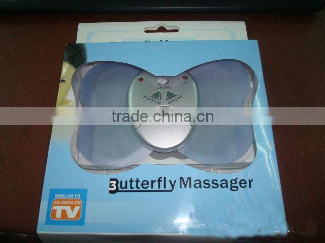 2013 new promotional item Best-selling Electronic Slim Butterfly Body Mini Muscle Massager