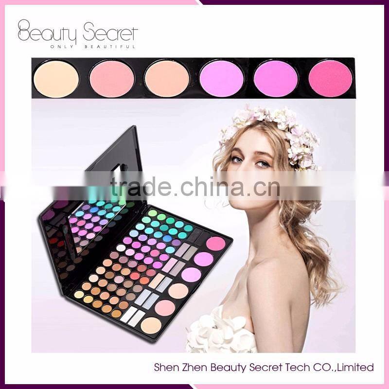 78 color matte cream eyeshadow palette set, 2016 best powder eyeshadow for dark brown eyes