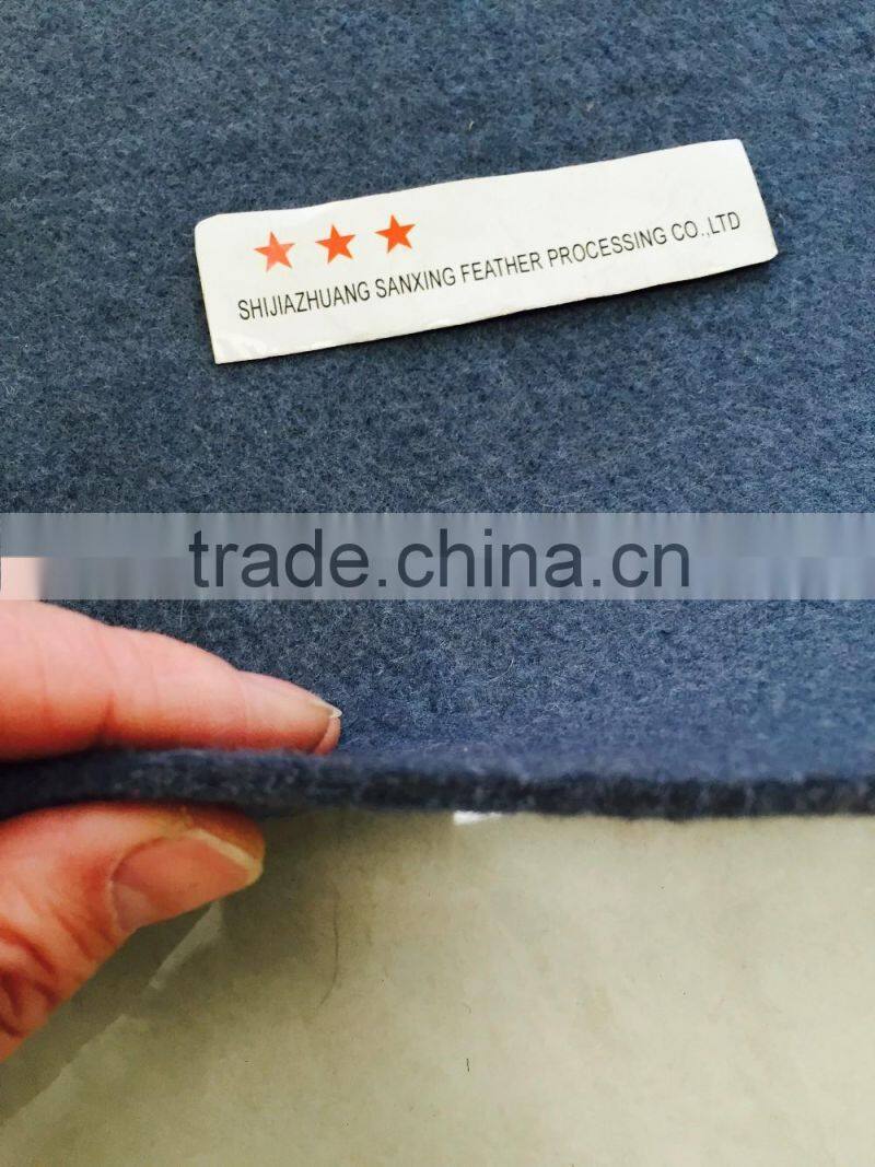 polyester felt 500GSM, thickness 2-5MM, dyed colors.