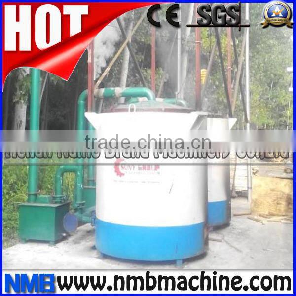 Smokeless continuous wood charcoal carbonization kiln make charcoal machine