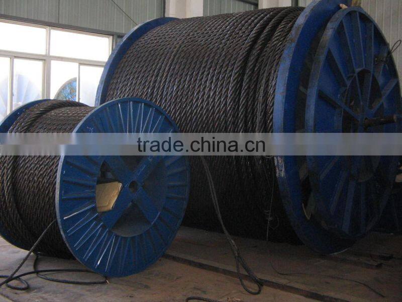steel wire rope in reel galvanzied wire rope