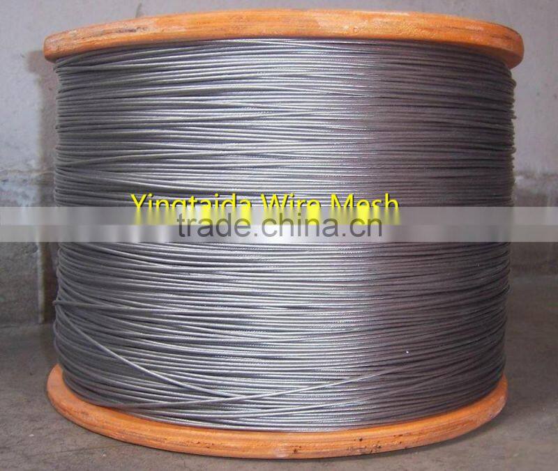 hot sale pvc coated galvanized steel wire rope 12mm
