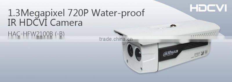 2015 Dahua 1.3megapixel 720P HAC-HFW2100B ir hdcvi camera