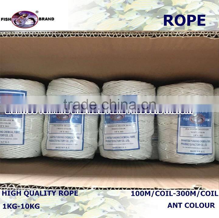 nylon/polyester braided rope