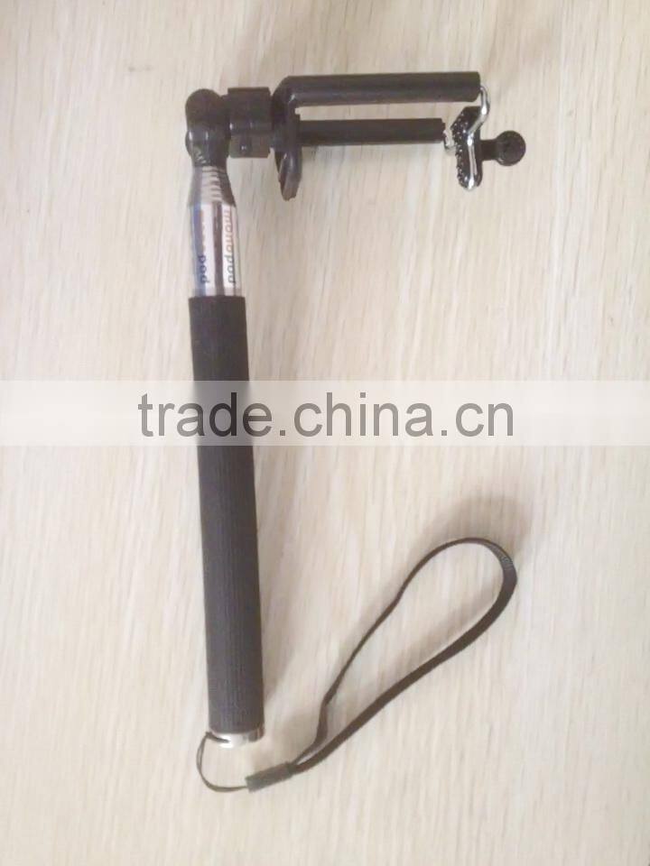 extendable hanheld monopod with phone holder