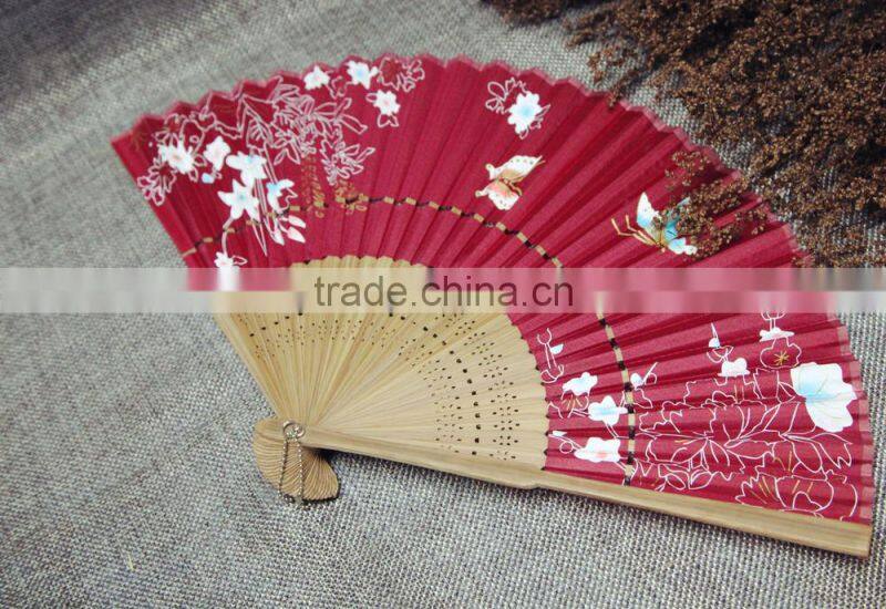 High quality hand fan bamboo fan customized