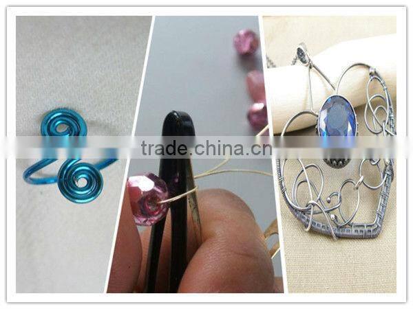 Mixed color beading copper wires gold plated silver wire