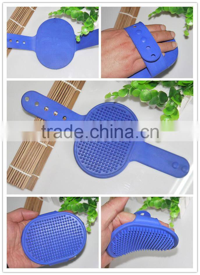 Pretty Rubber Pet Brush Pet Massage brush for Dog