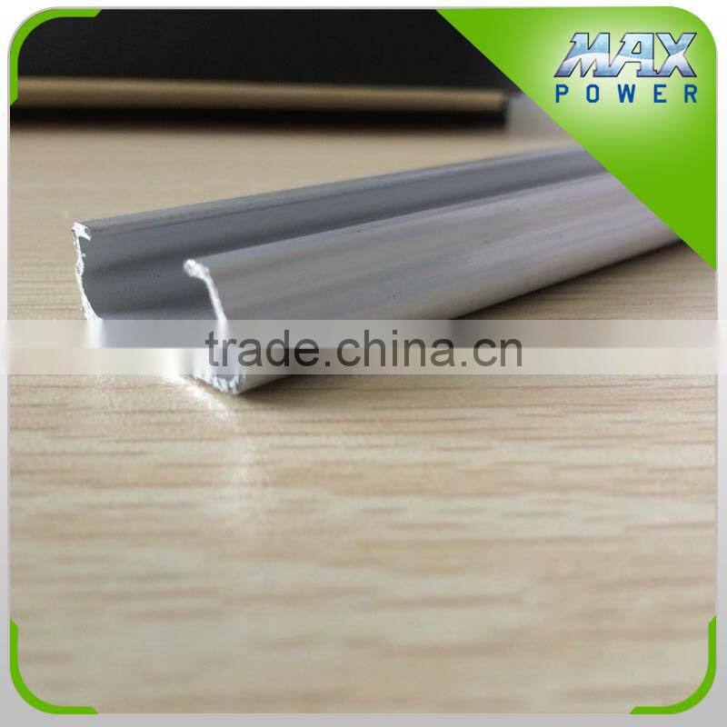 Aluminum card slots/ lock profile for greenhouse plastic film fixing