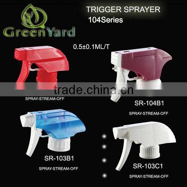 Plastic PP Mini Trigger Sprayer SR-109C2 24/410
