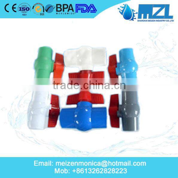 2015 MZL new product PVC ball valve, PVC pipe fittings with good quality popular in British