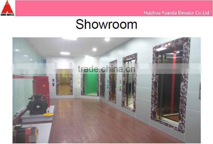 Yuanda luxury panoramic shopping mall lift