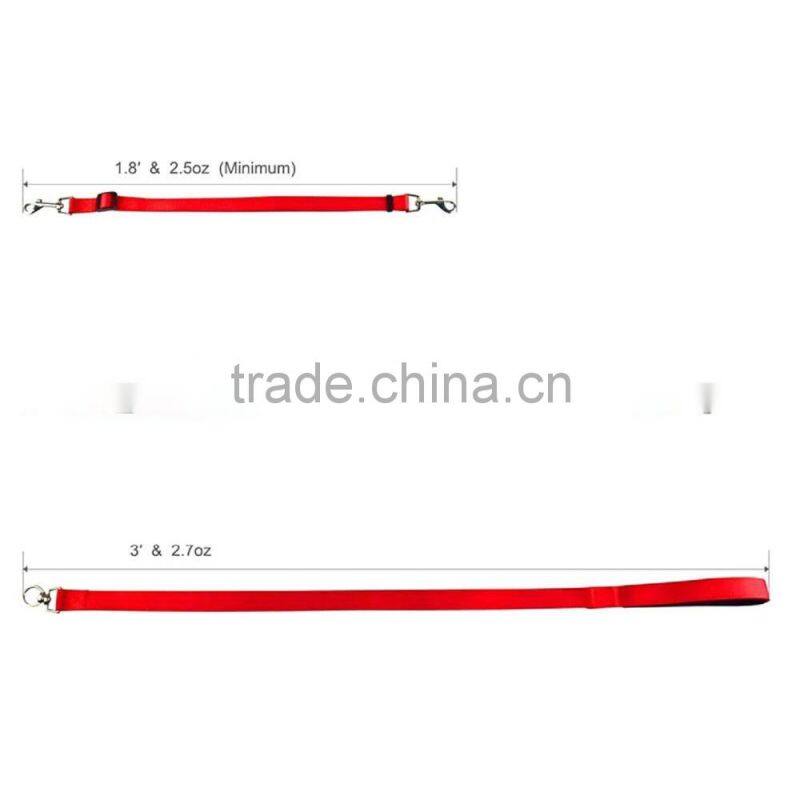 Greenwell 3 in 1 Durable Nylon Dog Leash with Padded Handle Three Way Pets Leash with Coupler, Adjustable and Detachable, Lead