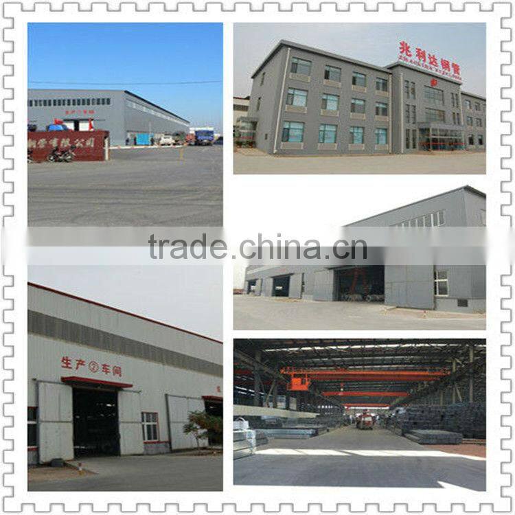 Plastic sch40/schedule 40 thick wall galvanized round steel pipe threaded made in China