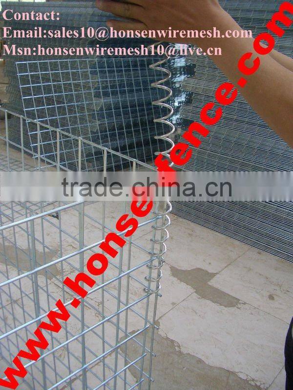 THE REAL FACTORY) Galvanized Hesco Barrier for protection (Mil1 - Mil10)