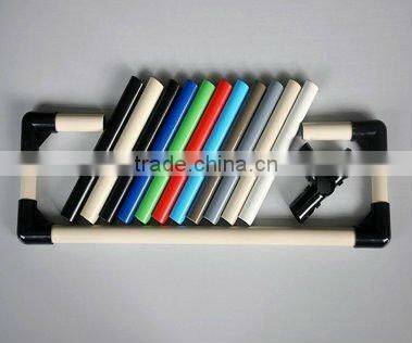 pipe racking system plastic coated steel pipe