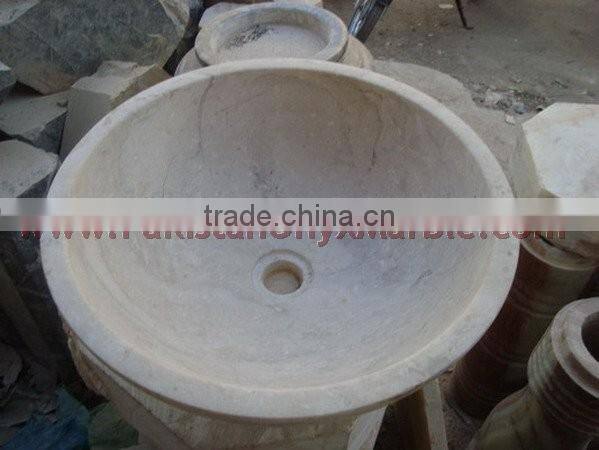 NEW SAHARA BEIGE MARBLE SINKS AND BASINS