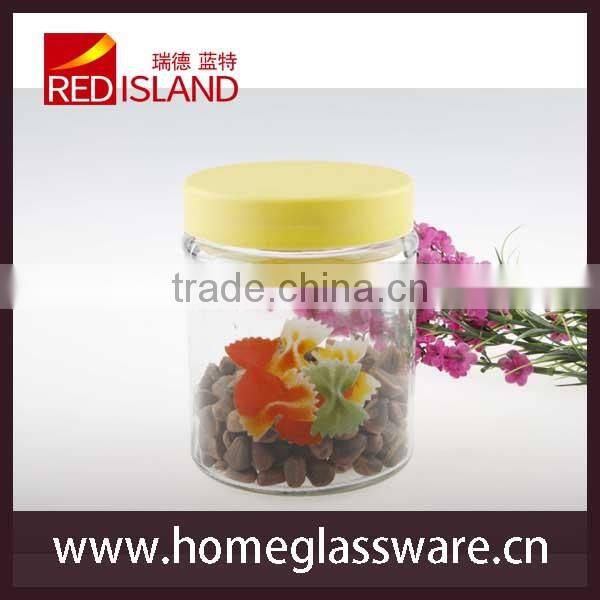 500ml glass storage bottle with plastic lid