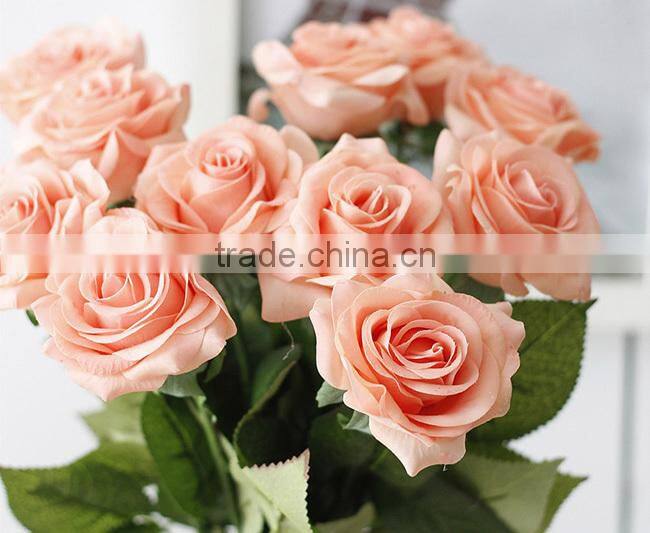 Home& wedding decoration silk rose flowers artificial flower