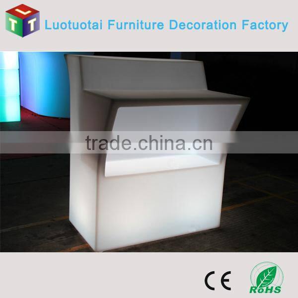 illuminated commercial furniture/led bar counter