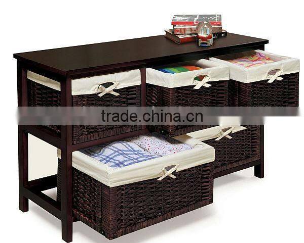 wood frame living room cabinet bedroom funiture drawer