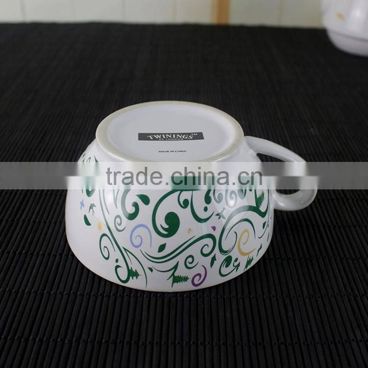 China factory wholesale custom plain white porcelain tea pot & kettle