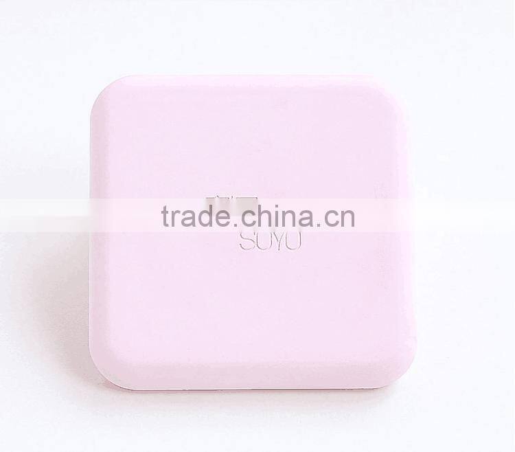 Creative Household Environmental Diatomaceous Earth Round/Square Soap Holder Eradicate Odor Water Absorption Soap Box