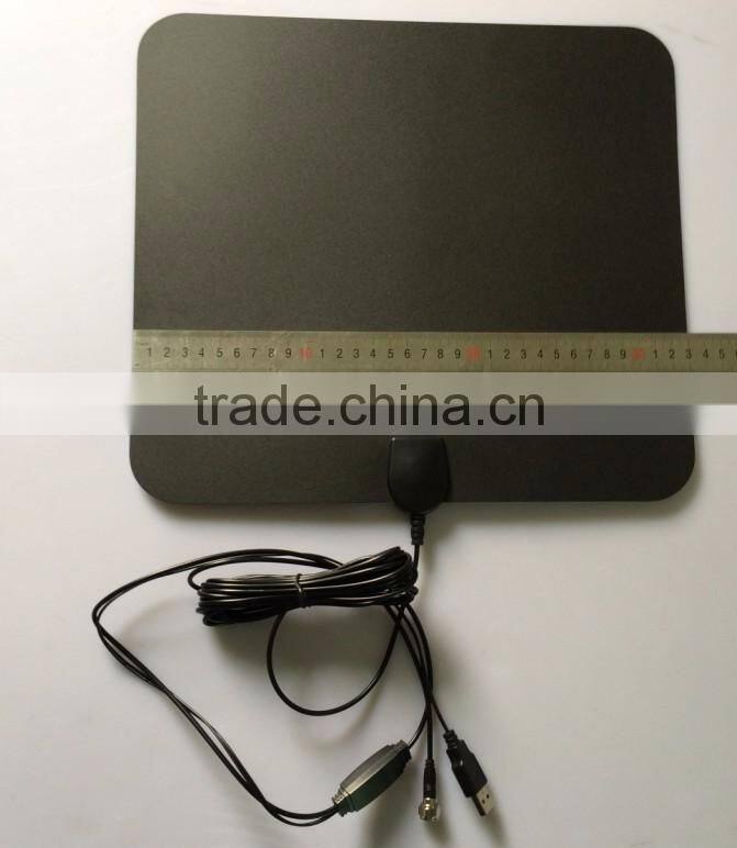 uhf vhf tv antenna , digital indoor tv antenna, amplifier 50miles indoor digital tv antenna for America