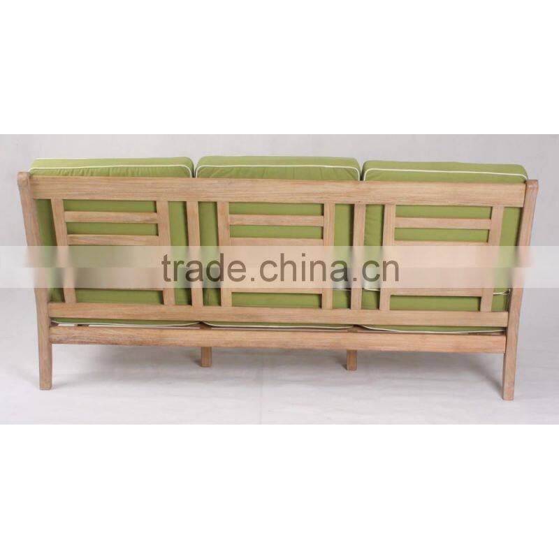 2016 Garden used fancy malaysia teak wood outdoor sofa furniture