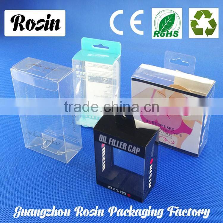 Factory Price Custom Recyclable Foldable Plastic Clear Birthday Candle Packaging Boxes with Window