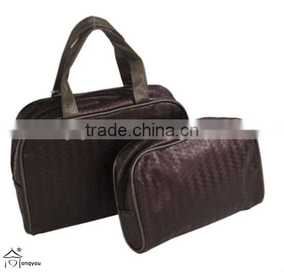 Carry on clear ladies travel cosmetic Bags with zipper