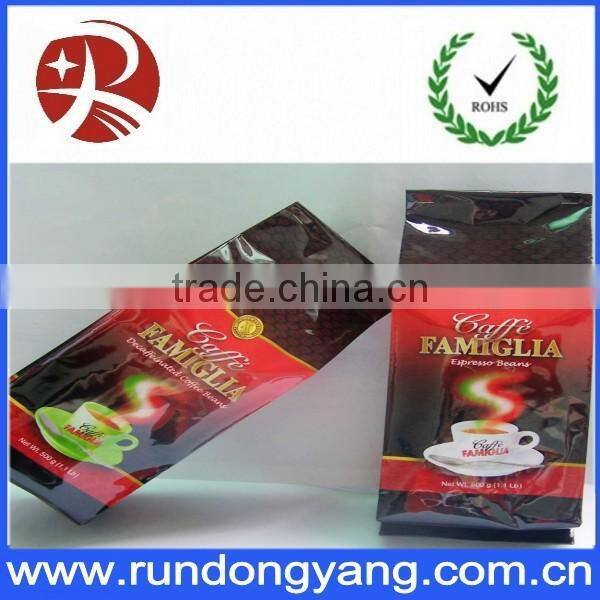 2L bottom gusset stand up coffee bags