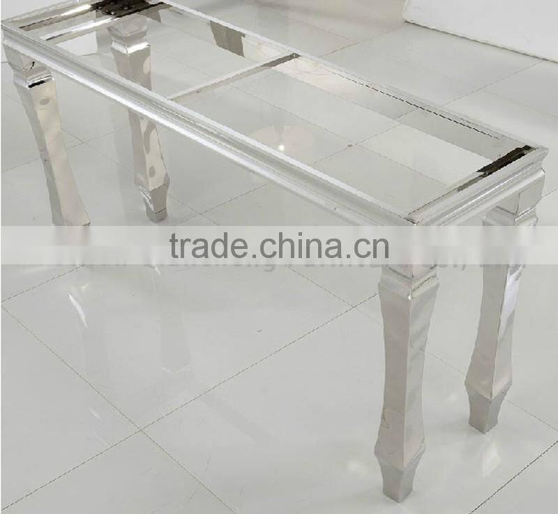 stainless steel frame console table wholesale 874#