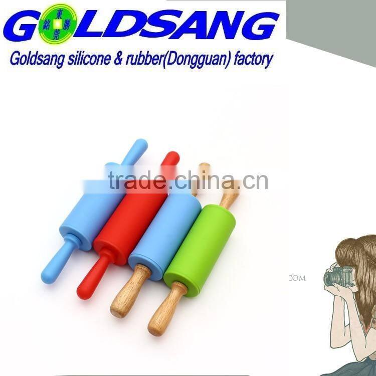 hot selling silicone flour rolling pin nonstick for children
