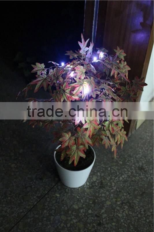 factory new product self design wire line inside potted plant led lighting tree