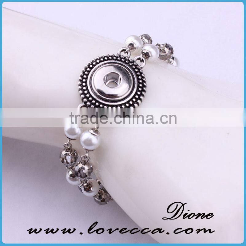 DIY jewelry 18mm snap charms snap button bracelet