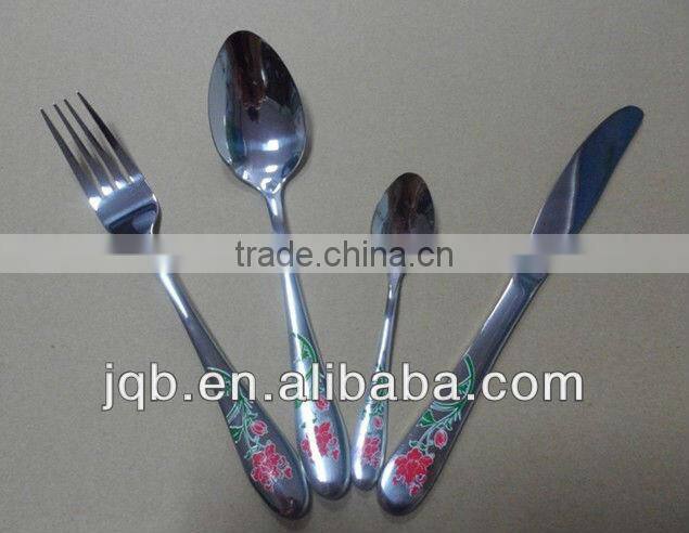restaurant stainless steel cutlery set with low price