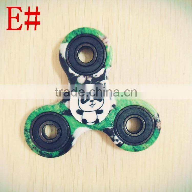 Promotional Stock Camo Color Tri-spinner Fidget Toy Finger Fidget Spinner Of Hand Fidget Spinner