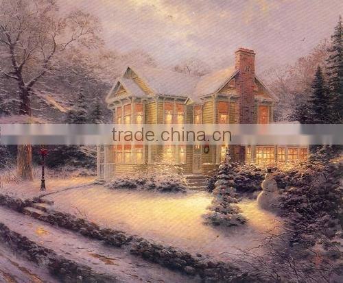 Thomas Style Chrismas Oil Painting on Canvas