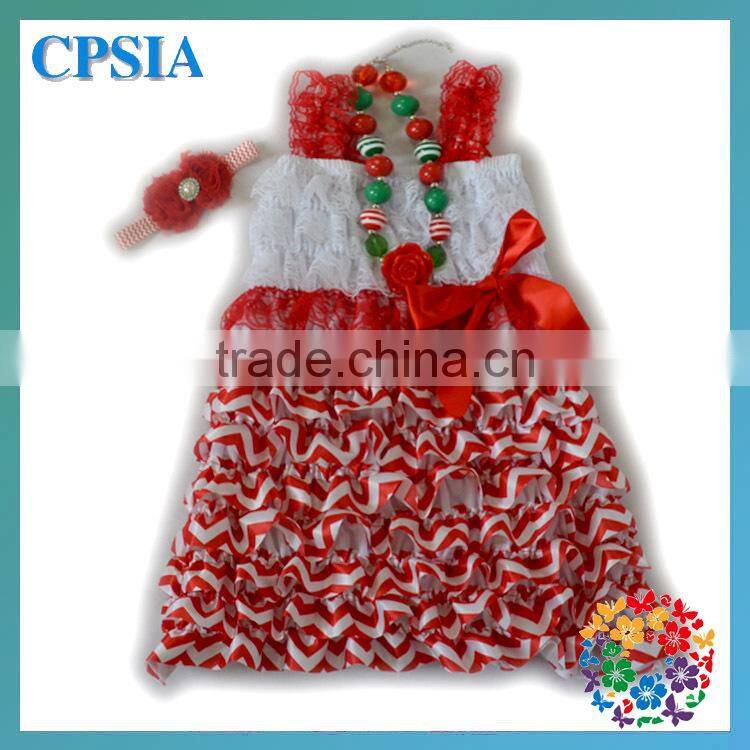 Christmas Prom Dresses Infant Boutique For Girl 3 Years With Necklace&Headband Beautiful Baby Dresses