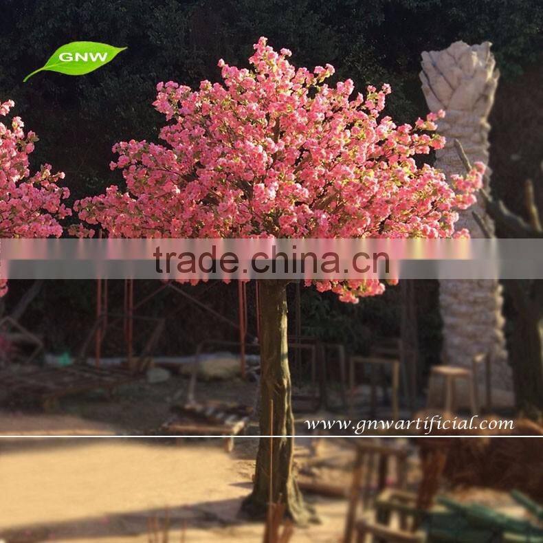 GNW BLS083-3 Large outdoor fiberglass trunk artificial trees for decoration