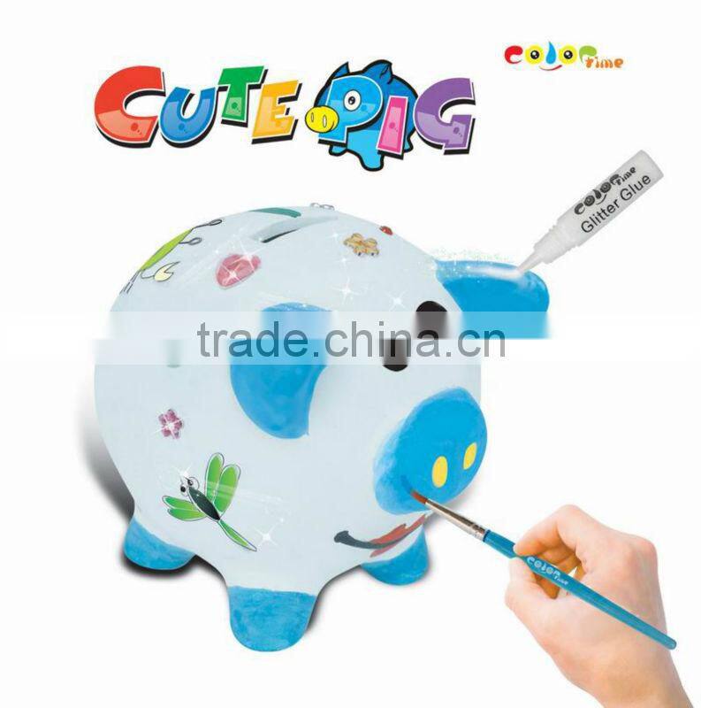 factory DIY Painting Ceramic Pig Coin Bank