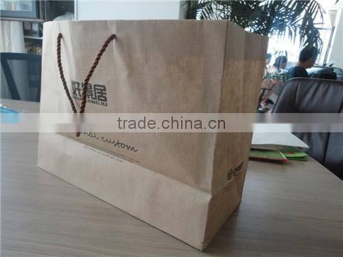 Hot Selling eco-friendly Recyclable Kraft Paper plain paper bags
