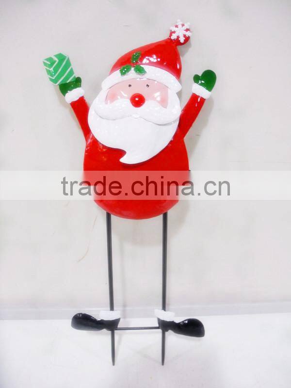 Unique xmas decoration christmas santa claus stick top quality and fast delivery
