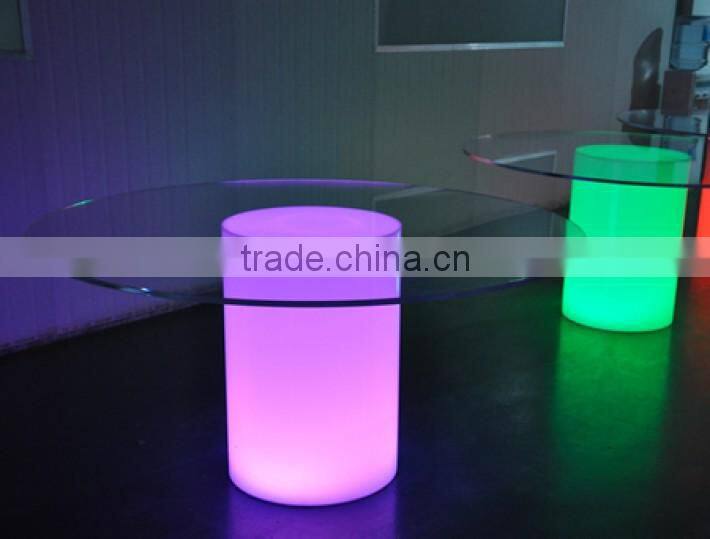 LED Lighted bar table/LED rental furniture/illuminous bar table