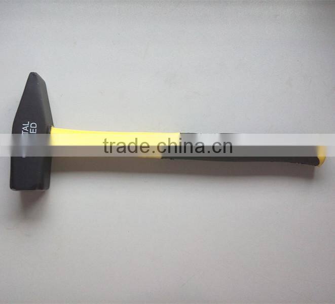 600g machinist hammer painted with rubber handle