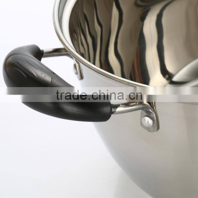 LB Tall Stainless Steel Stock Pot With Double Bottom