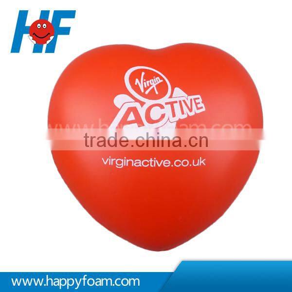 PU Promotional Heart Shaped pipe Stress Relievers