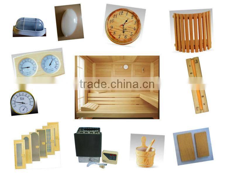 CE certificate factory produce inner and outside control cheap saunas