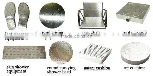 outdoor massage stainless steel waterfall spa artificial waterfall